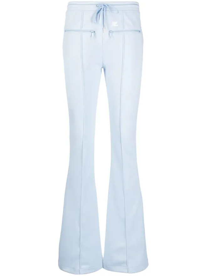 Courrèges Courrèges 縫い目ディテールのフレアトラックパンツの商品画像