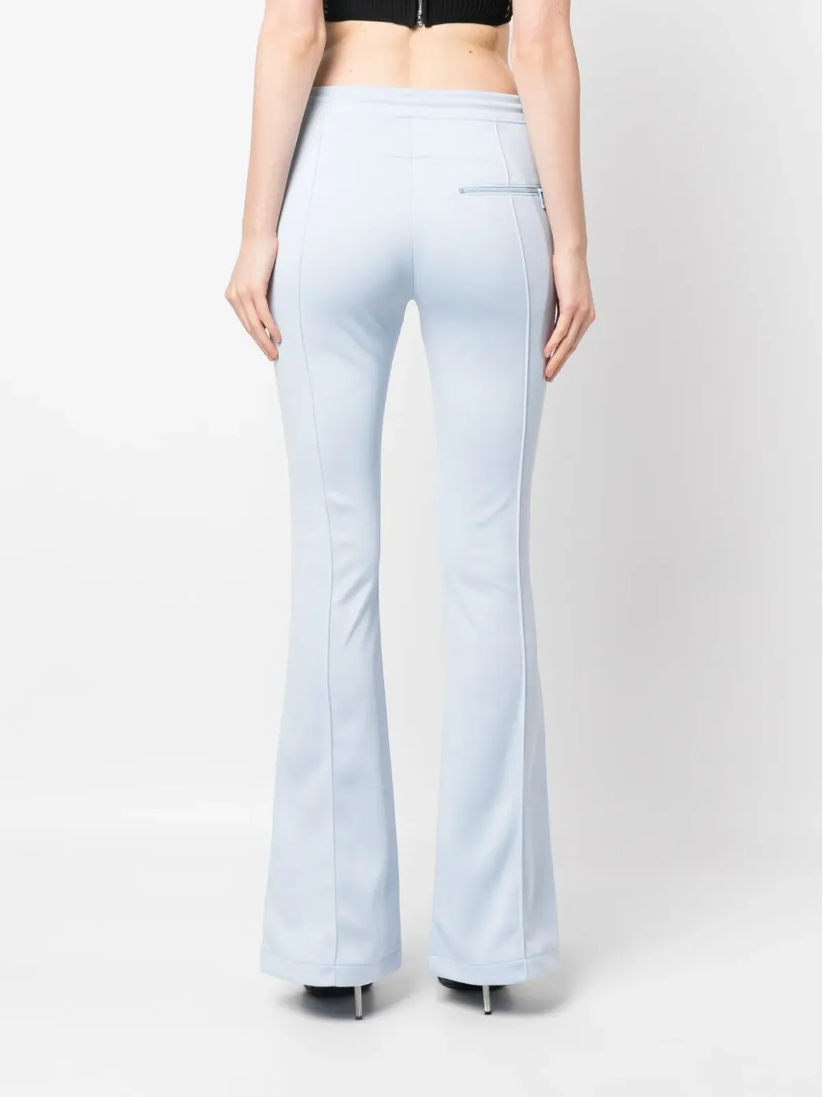 Courrèges 縫い目ディテールのフレアトラックパンツ - 画像4