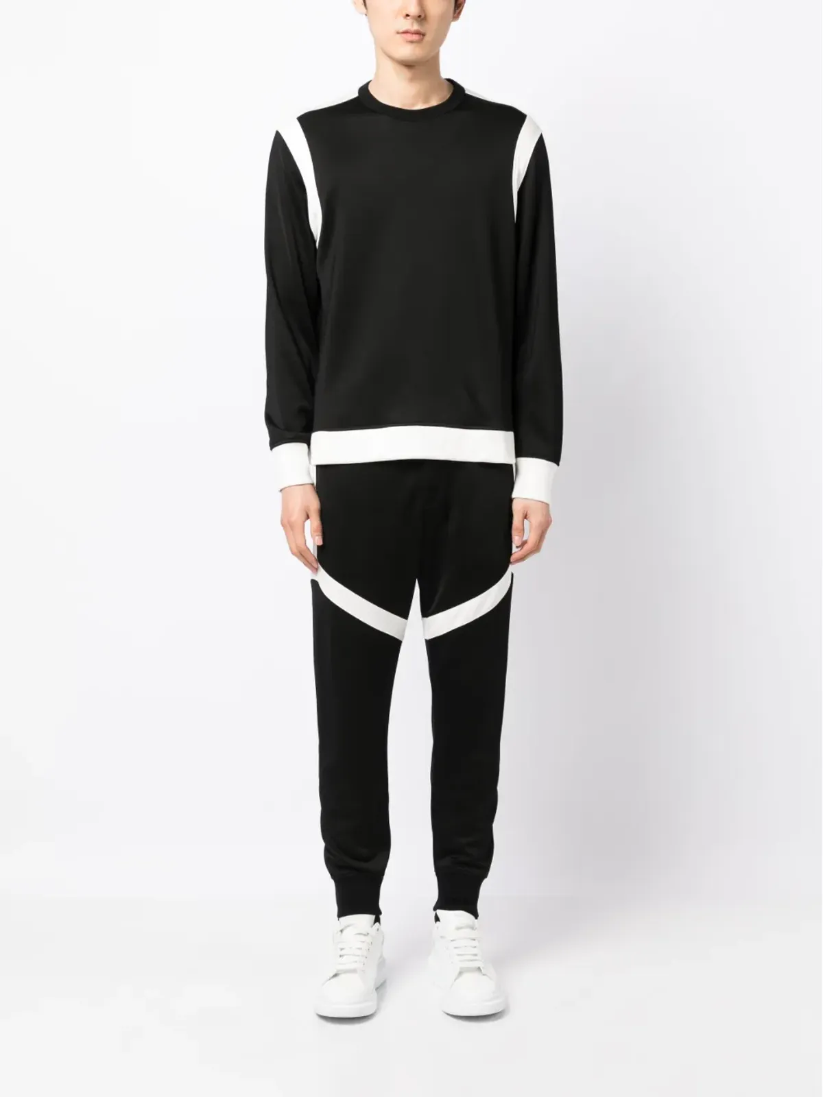 Alexander McQueen ツートーン・パネルド・スウェットシャツ - 画像2