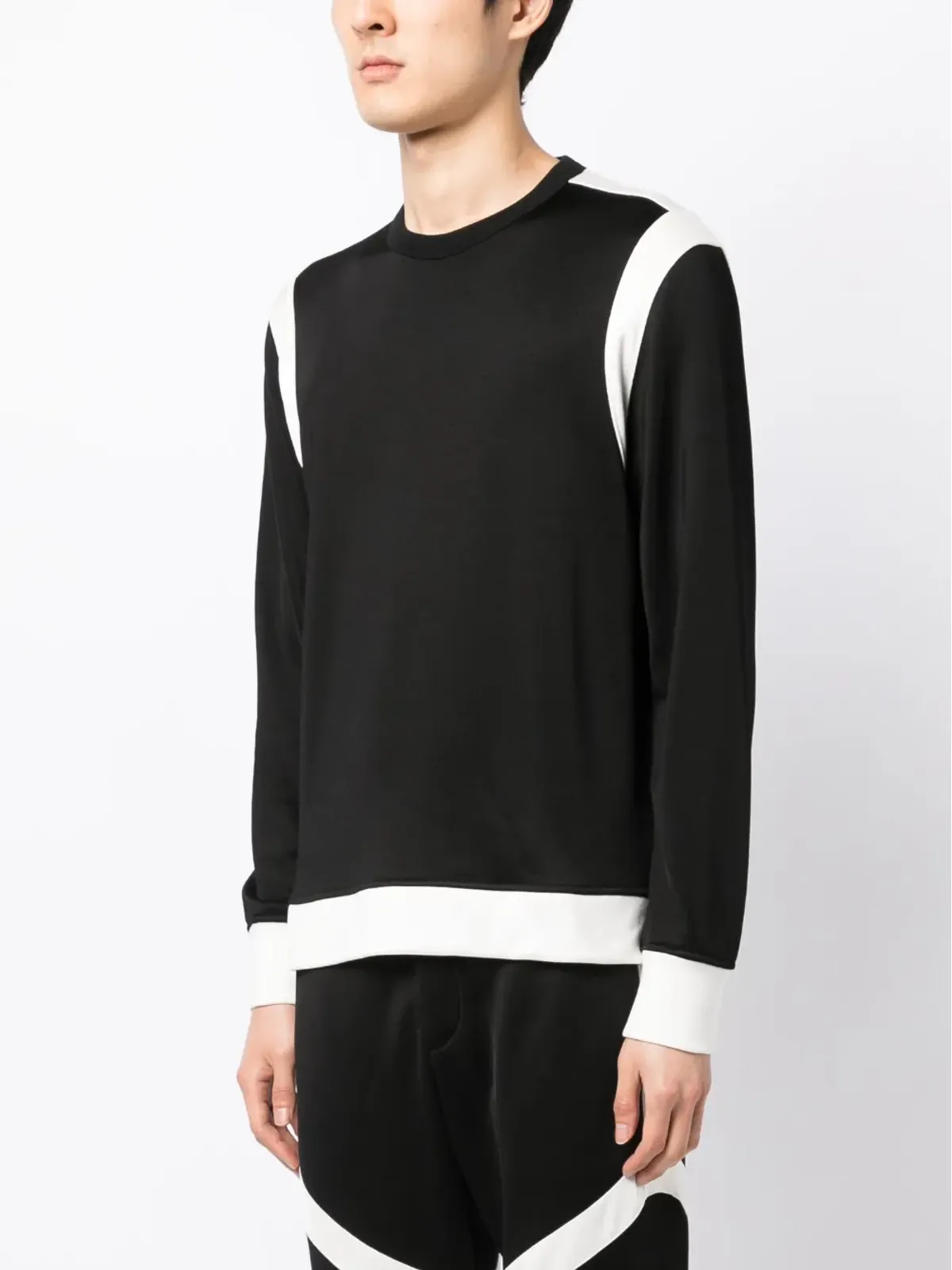 Alexander McQueen ツートーン・パネルド・スウェットシャツ - 画像3
