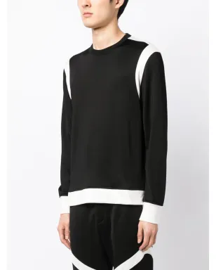 Alexander McQueen ツートーン・パネルド・スウェットシャツ - サムネイル3