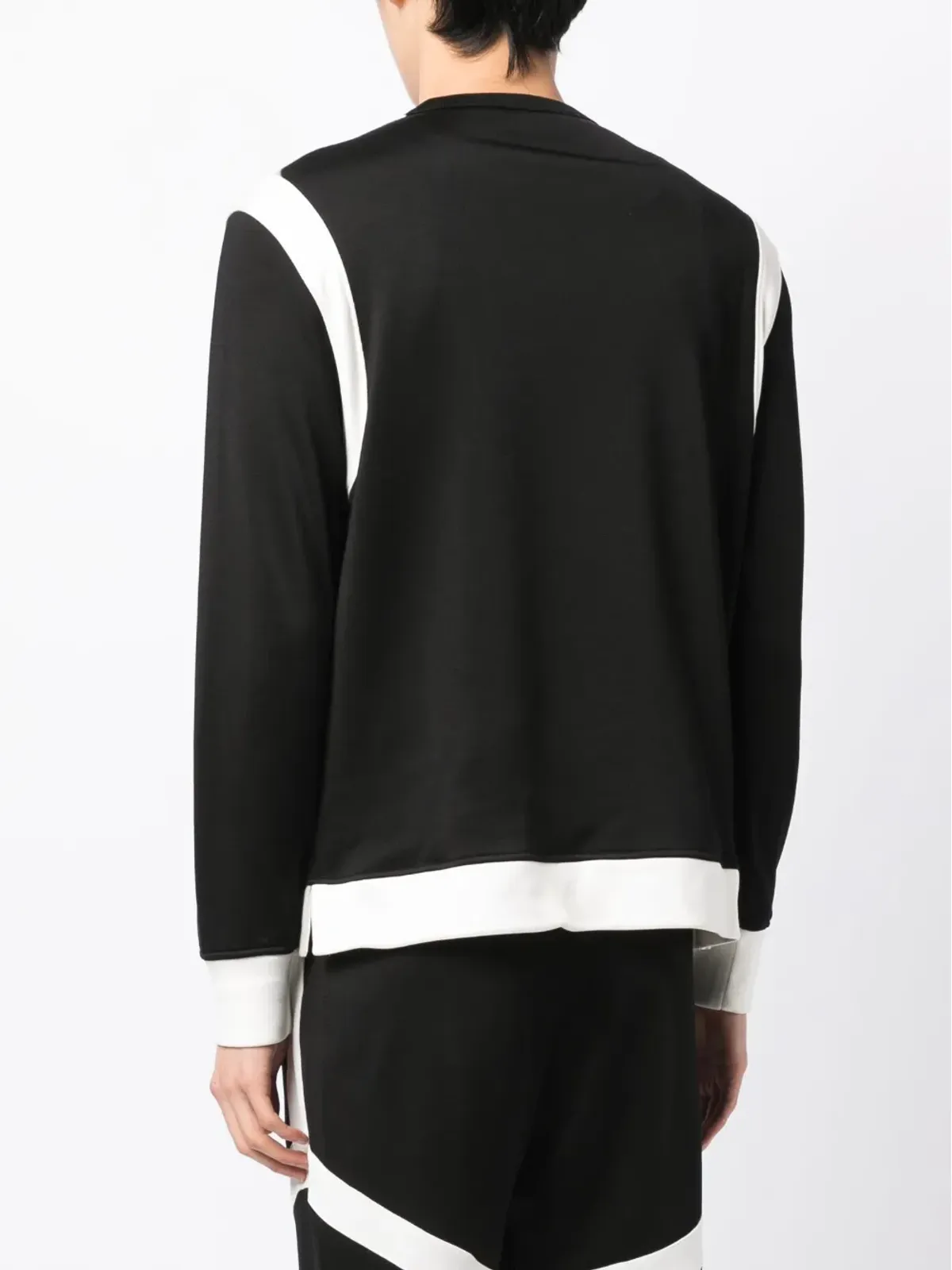 Alexander McQueen ツートーン・パネルド・スウェットシャツ - 画像4