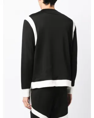 Alexander McQueen ツートーン・パネルド・スウェットシャツ - サムネイル4