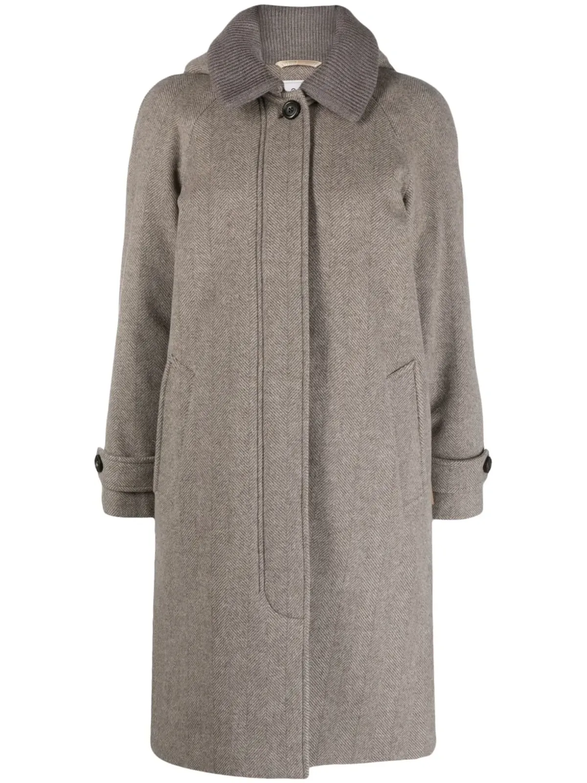 Woolrich Luxe ヴァージンウール コート - Brown - 画像1