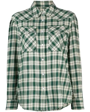 Woolrich チェック柄コットンフランネルシャツ - サムネイル1