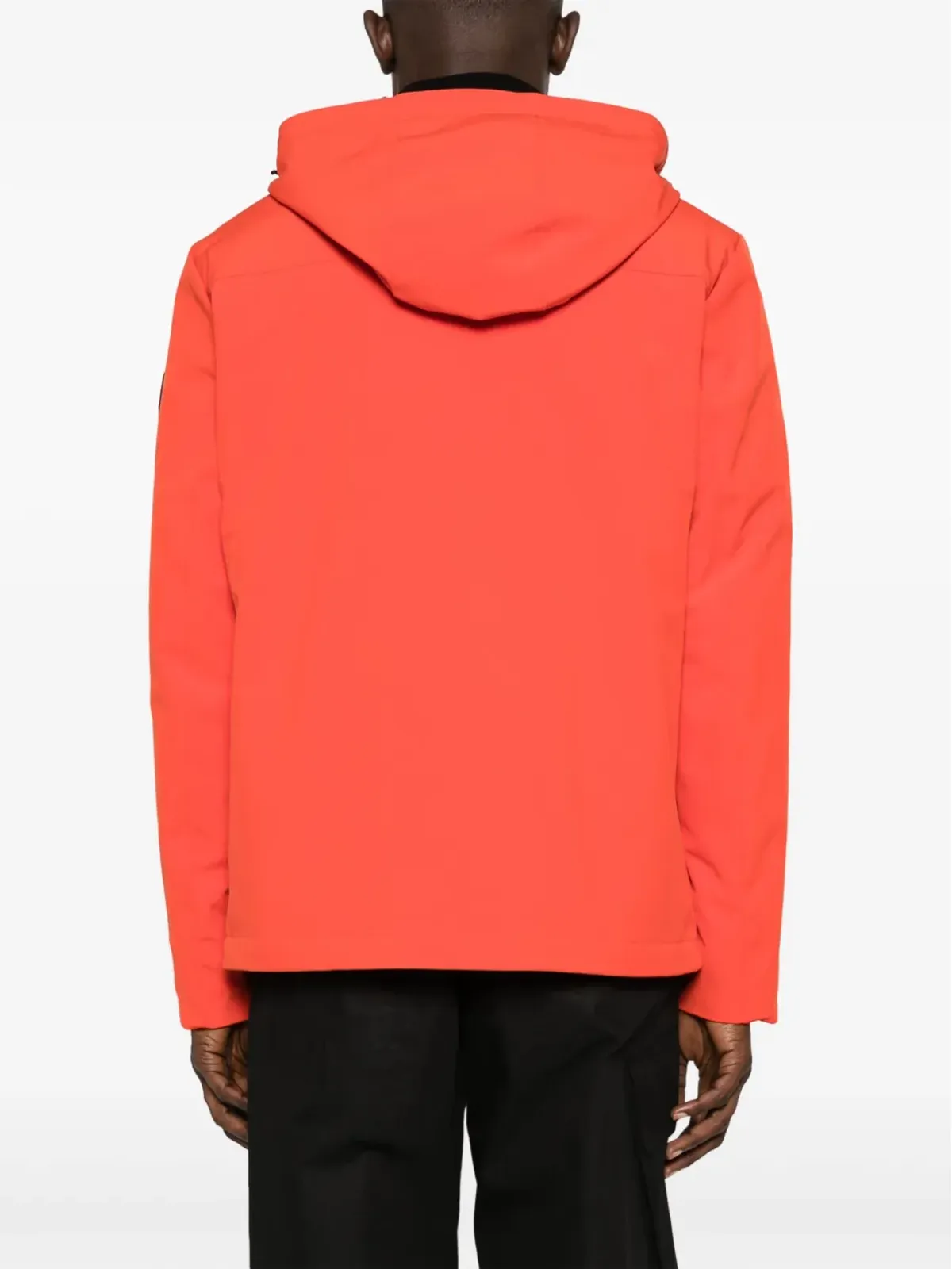 Woolrich ロゴパッチ付きフード付き軽量ジャケット - 画像4
