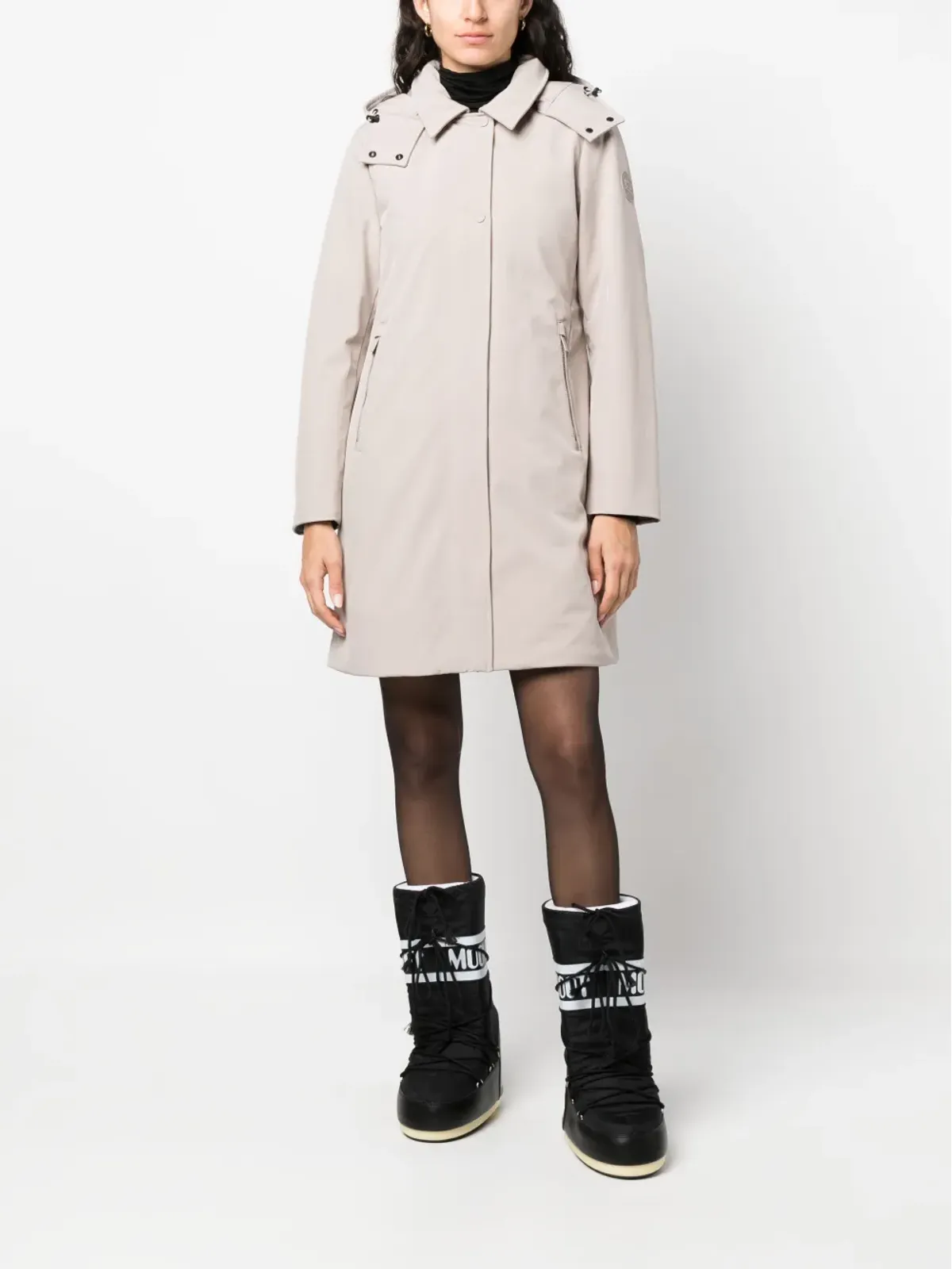 Woolrich Firth フード付きパーカコート - 画像2