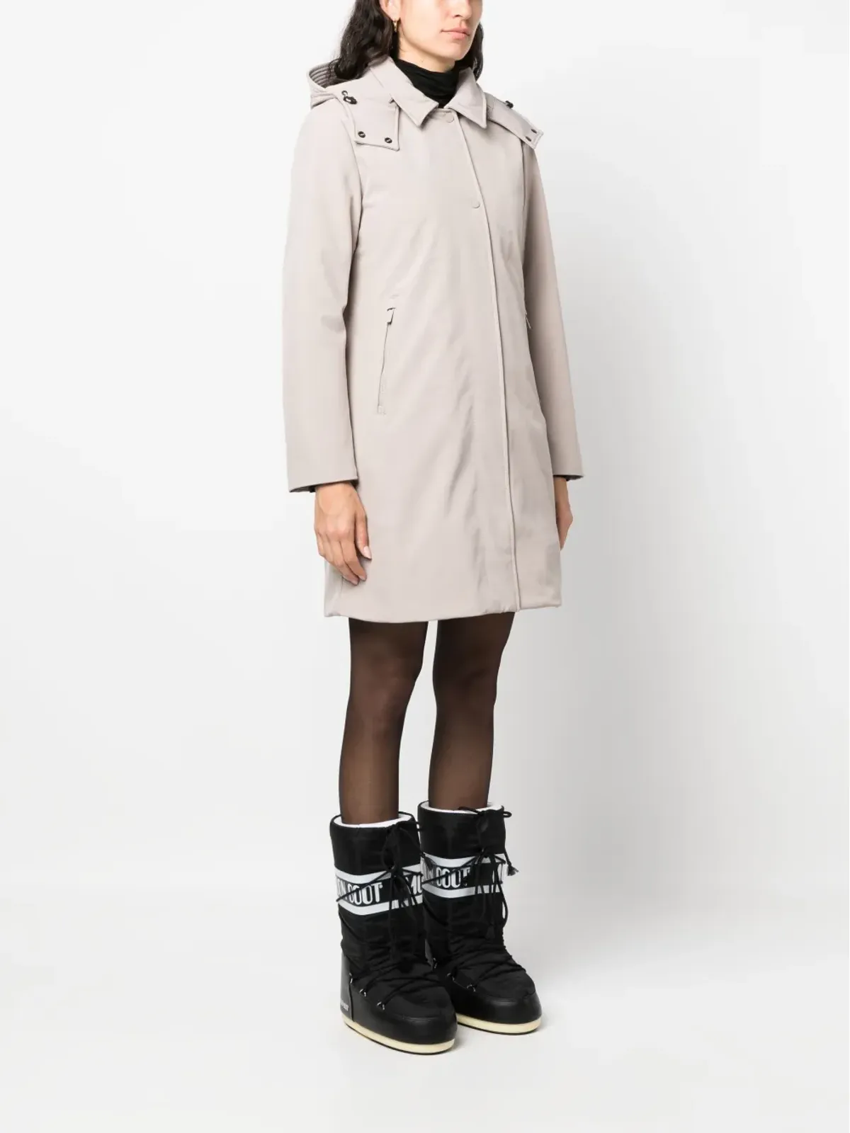 Woolrich Firth フード付きパーカコート - 画像3
