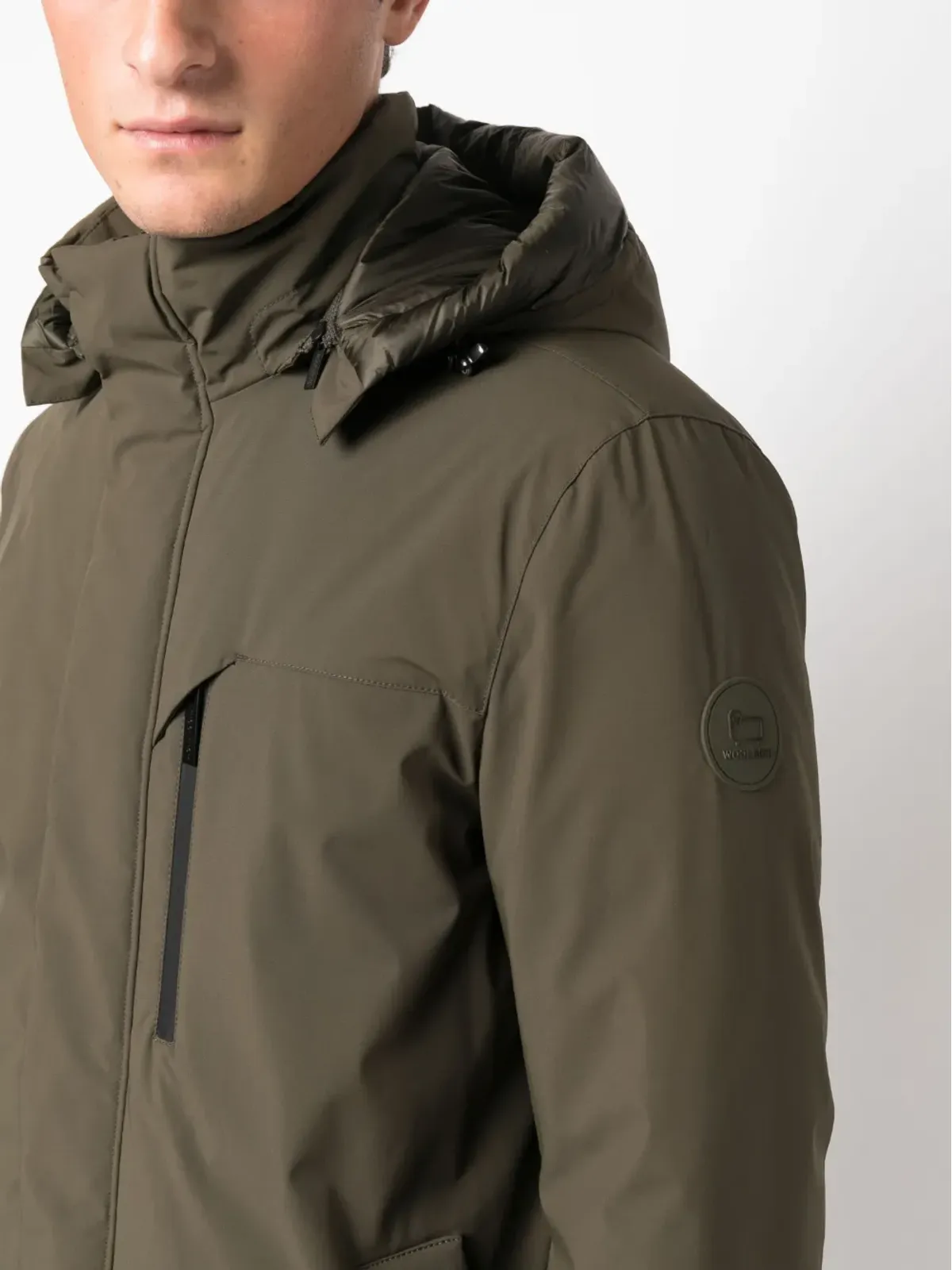 Woolrich マウンテン中綿入りパーカコート - 画像5