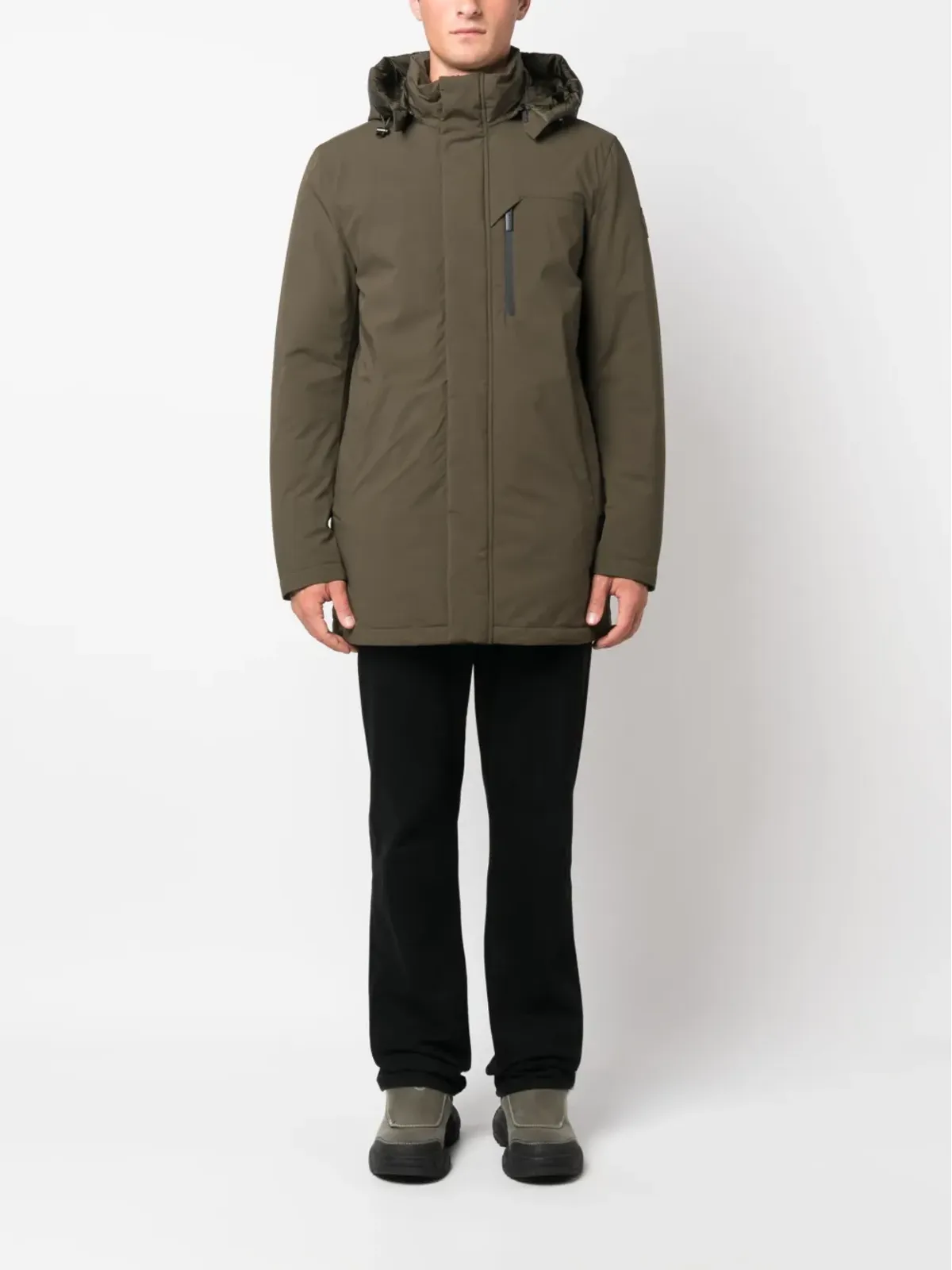 Woolrich マウンテン中綿入りパーカコート - 画像2