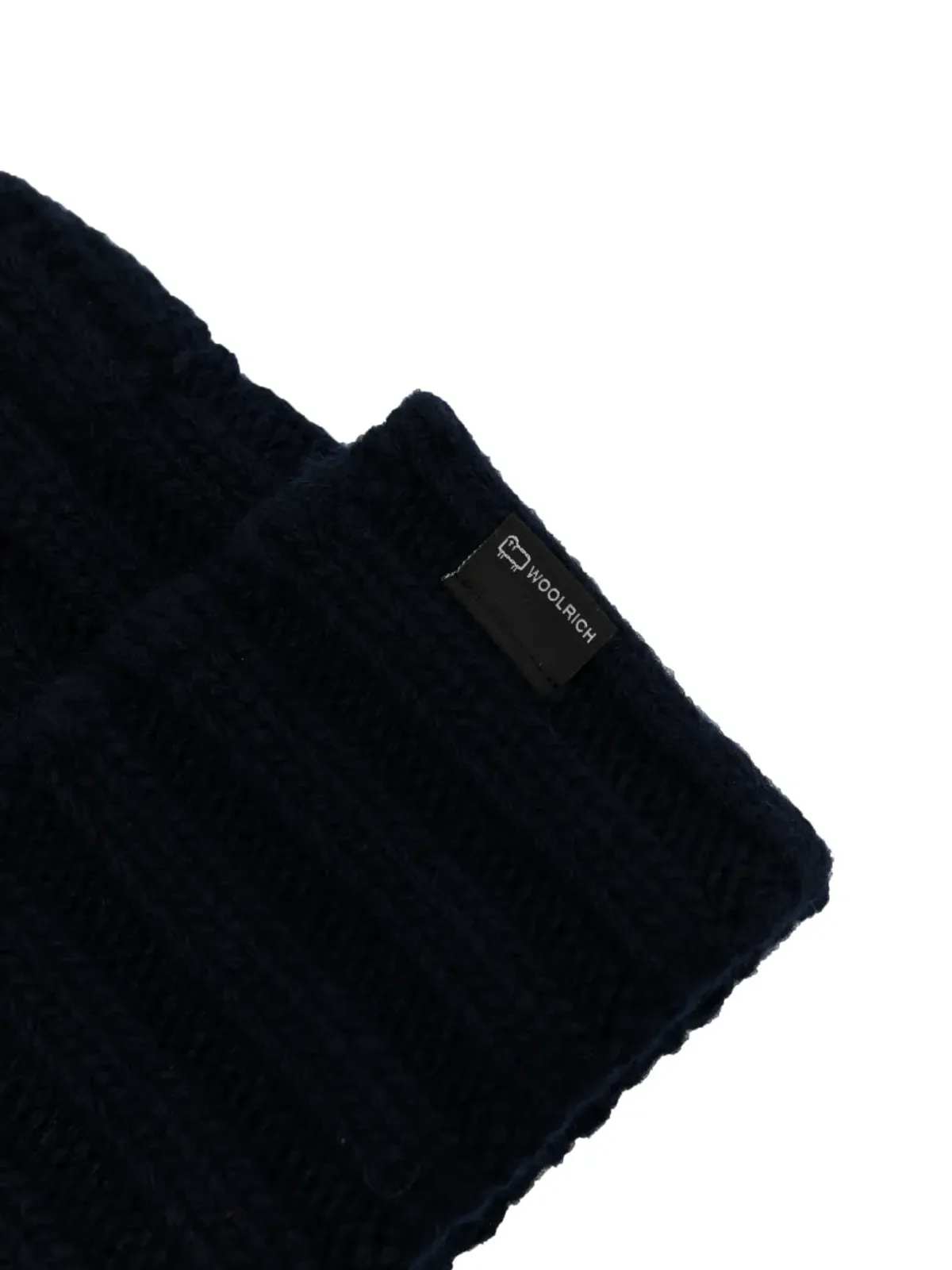 Woolrich ケーブル編みウールビーニー - 画像2