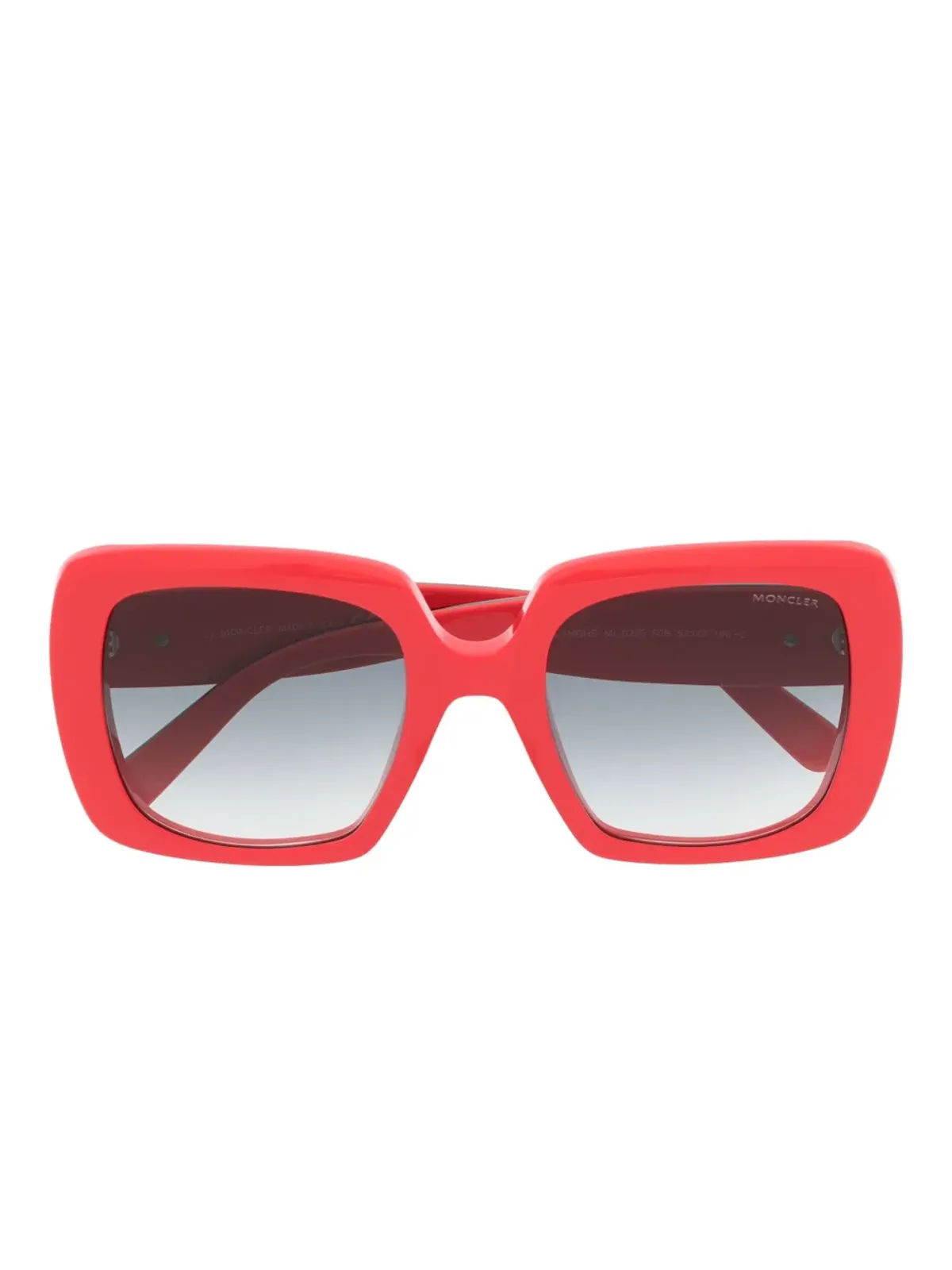 Moncler Eyewear スクエアフレーム グラデーションサングラス - 画像1