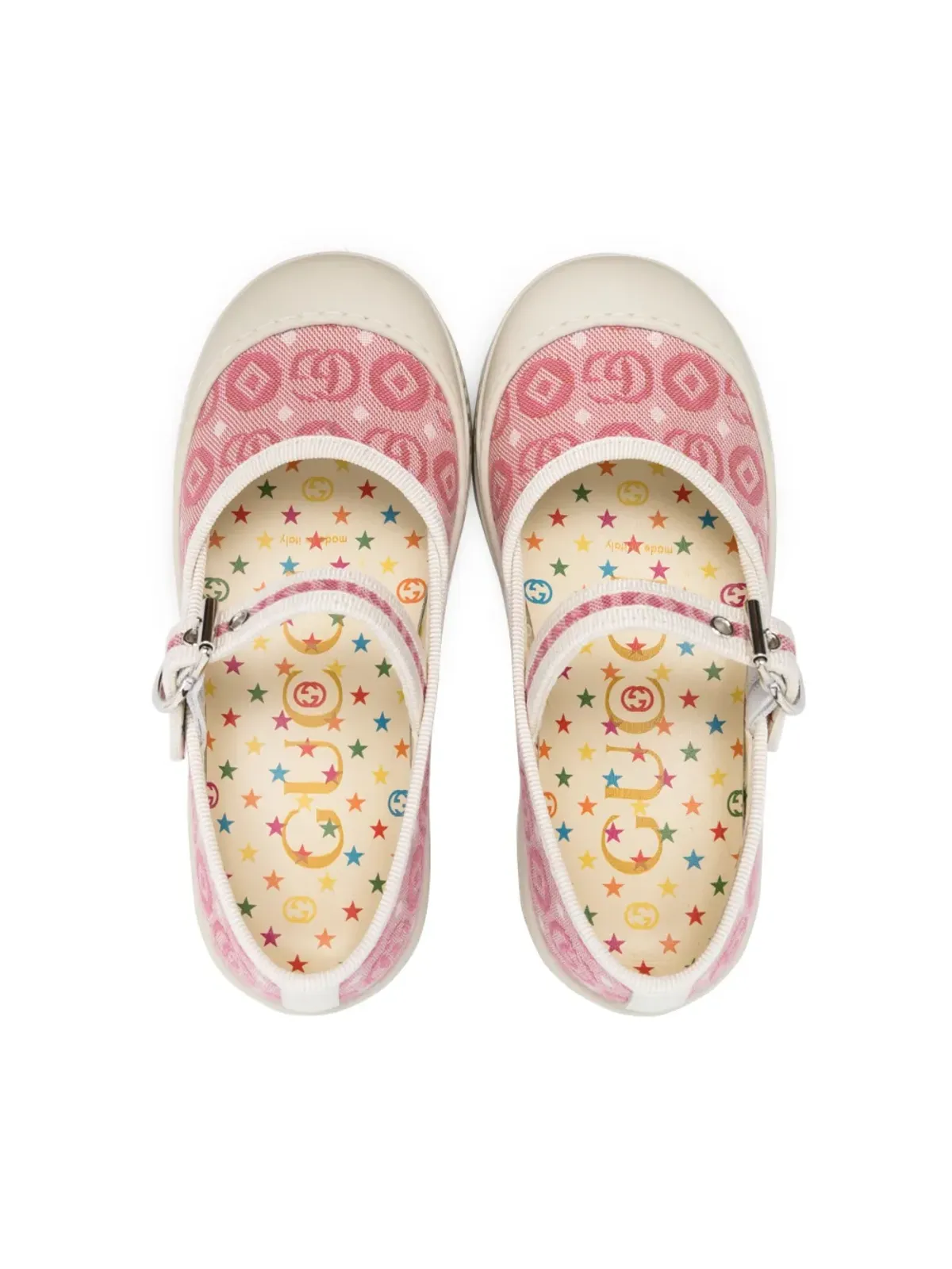 Gucci Kids ダブルG バレリーナシューズ - 画像3