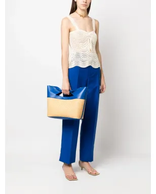 Alexander McQueen ボウ ウーブン トートバッグ - サムネイル2