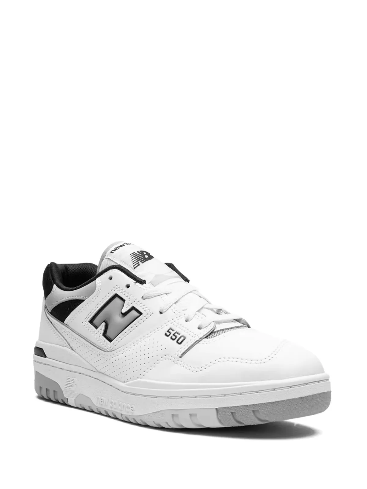 New Balance 550 ホワイト/グレー/ブラック スニーカー - 画像2