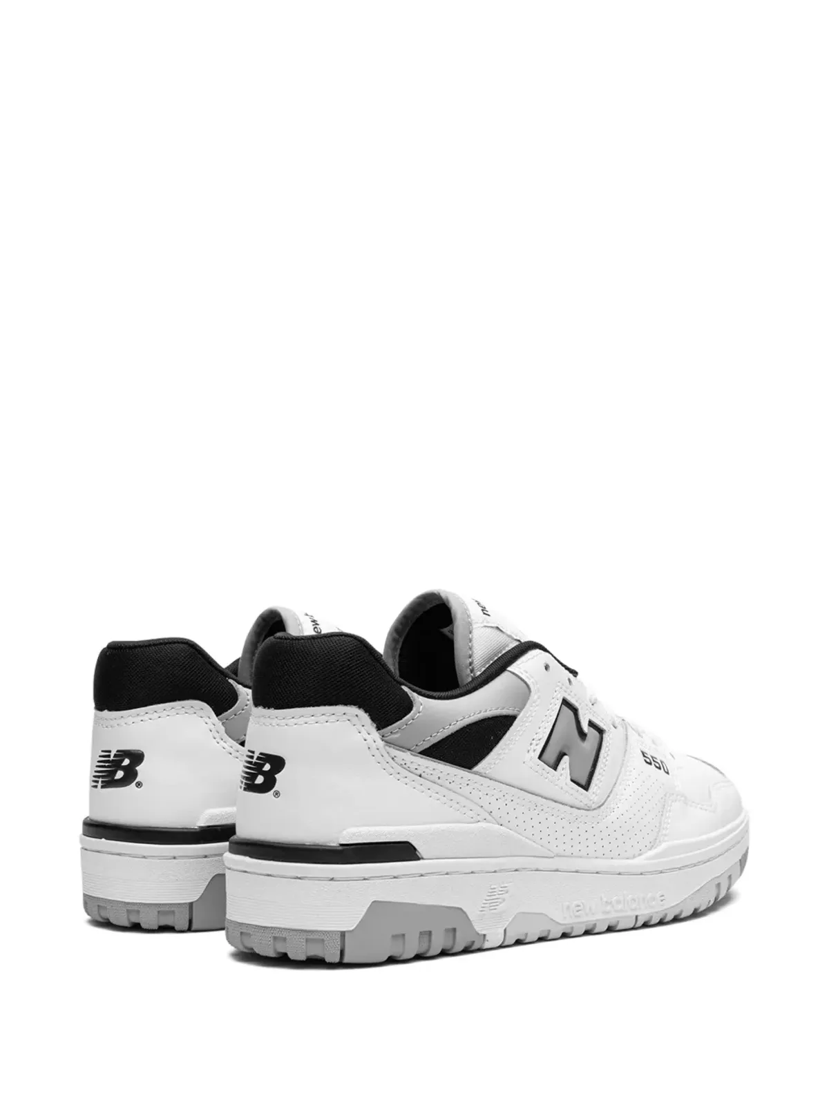 New Balance 550 ホワイト/グレー/ブラック スニーカー - 画像3