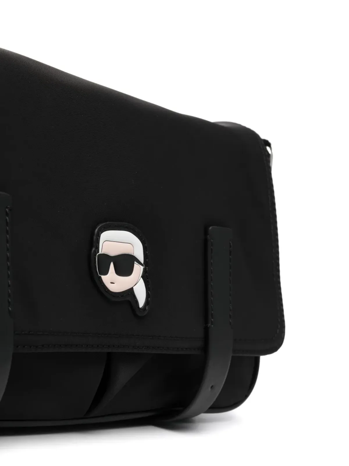 Karl Lagerfeld Ikonik Karlパッチショルダーバッグ - 画像4