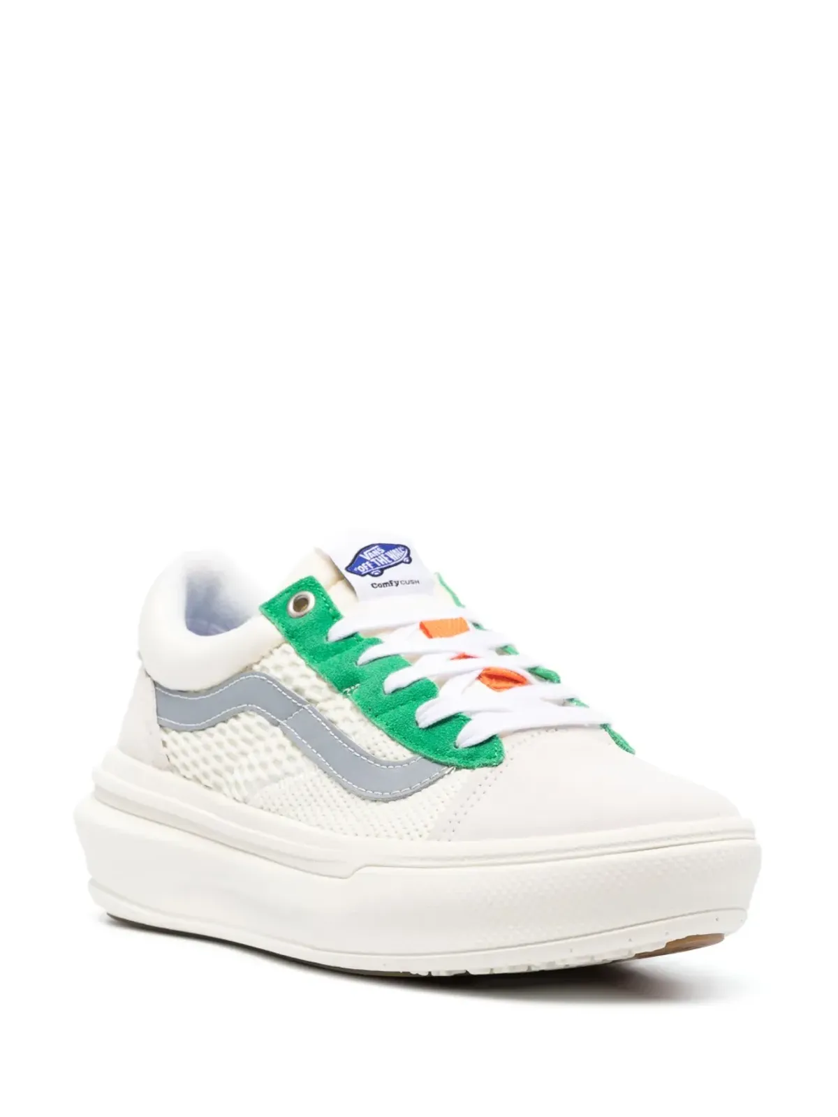 Vans Old Skool パネルデザインスニーカー - ホワイト - 画像2
