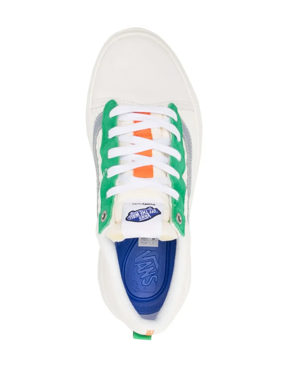 Vans Old Skool パネルデザインスニーカー - ホワイト - 画像4