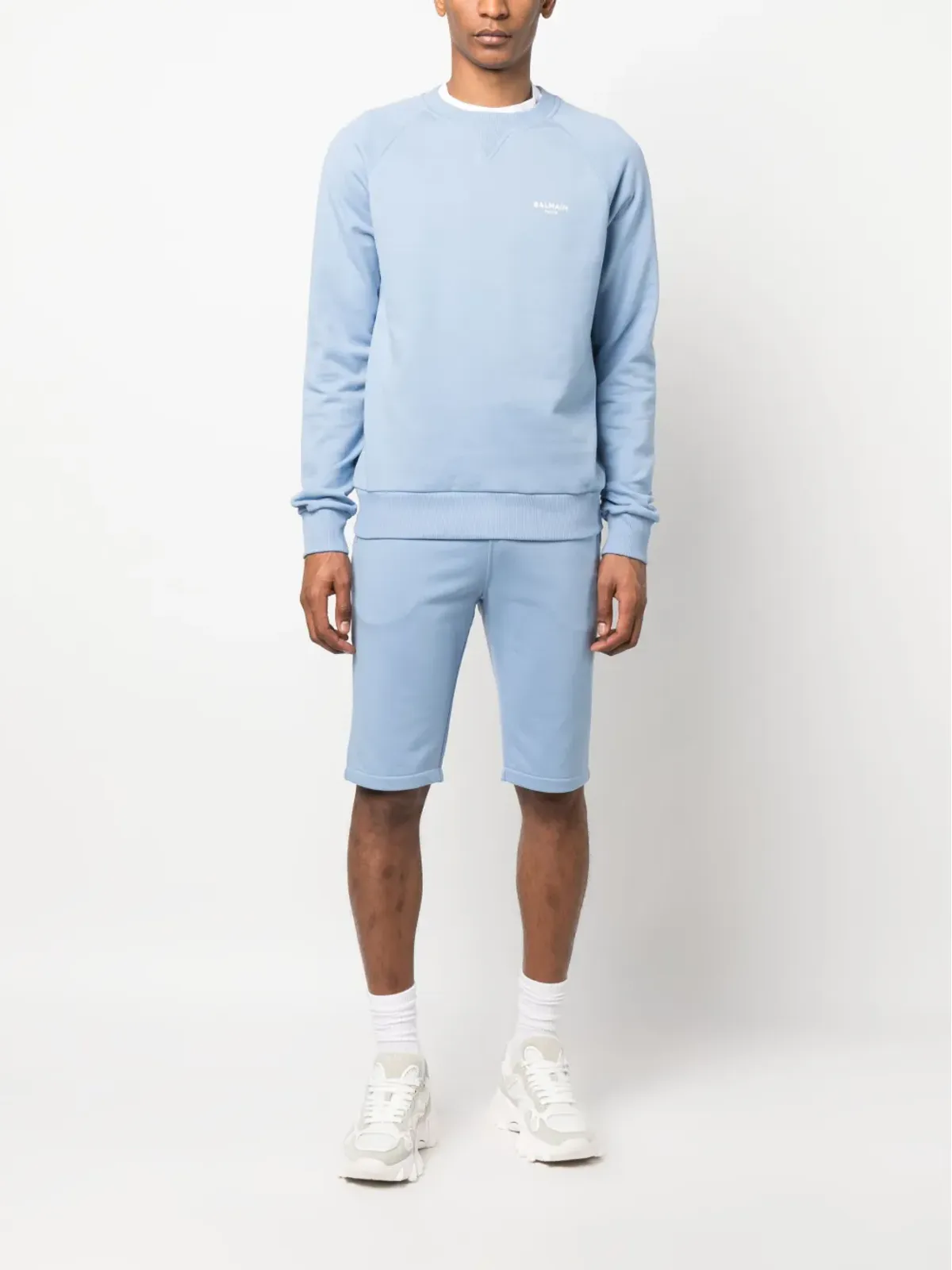 Balmain ロゴプリント トラックショーツ - 画像2