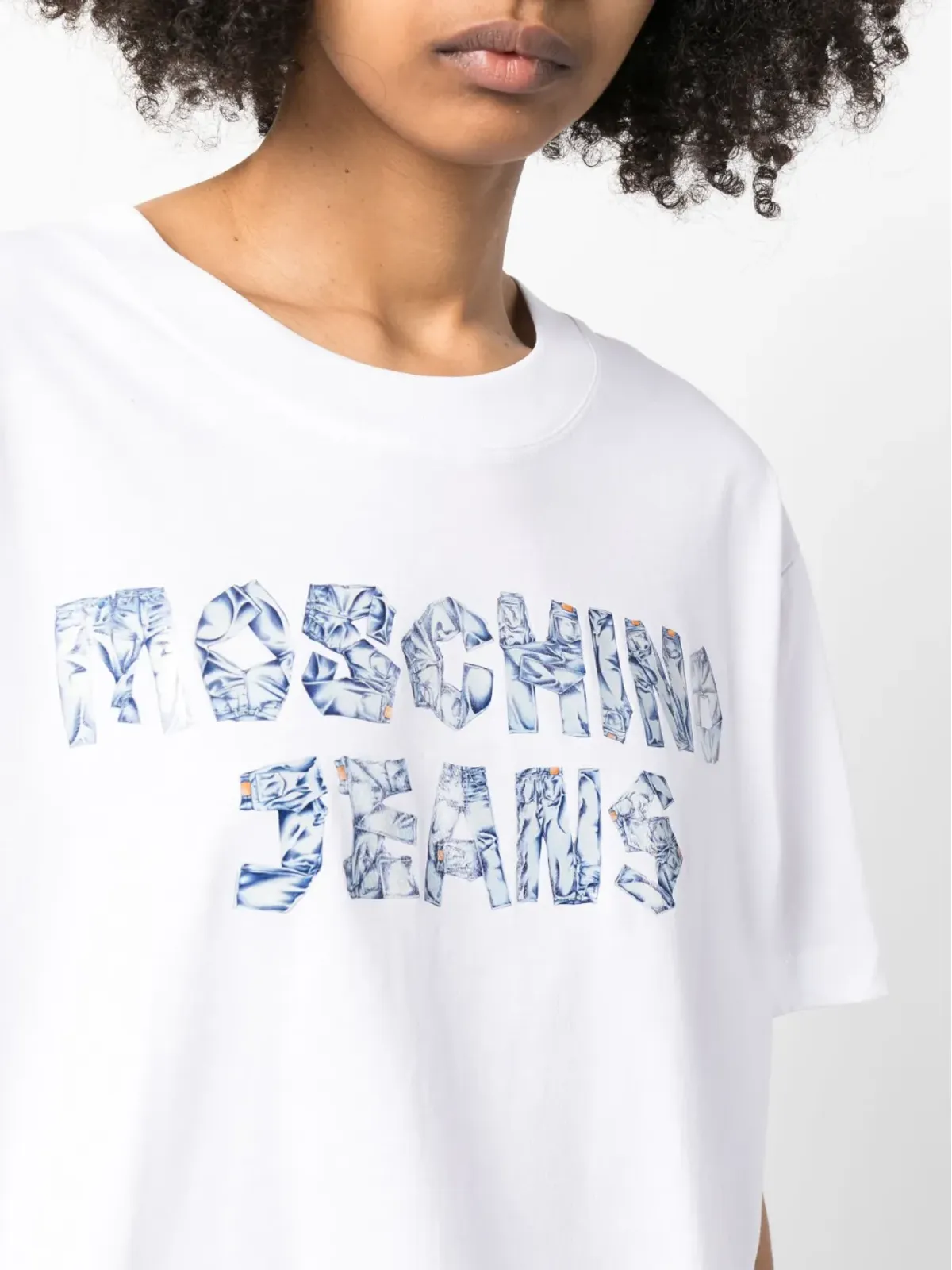MOSCHINO JEANS ジーンズ ロゴプリントTシャツ - 画像5