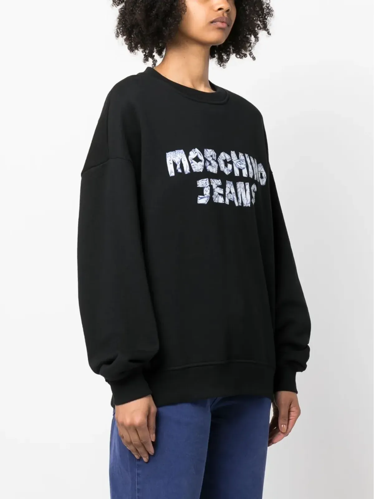 MOSCHINO JEANS ジーンズ ロゴプリント スウェットシャツ - 画像3