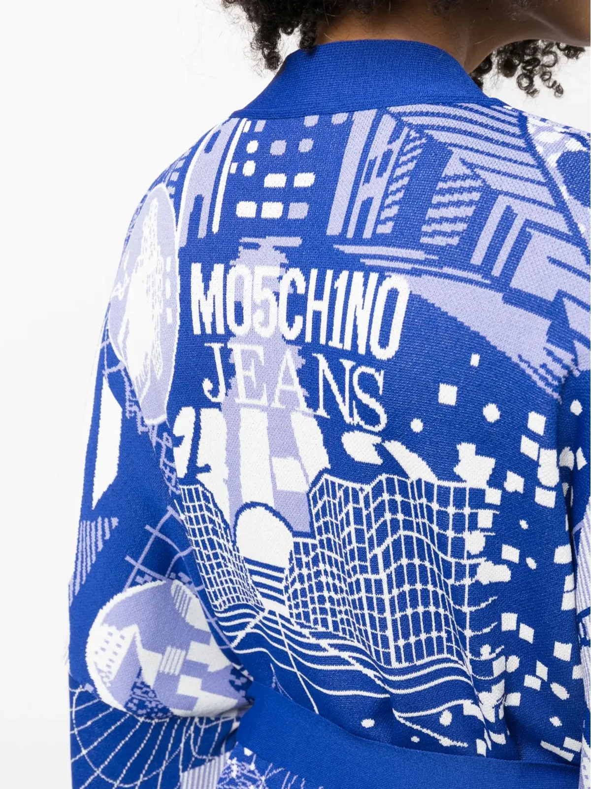 Moschino グラフィックプリント ラップカーディガン - 画像5