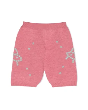 Gucci Kids 花柄刺繍ウールショーツ - サムネイル2