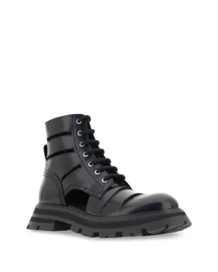 Alexander McQueen Wander カットアウト コンバットブーツ - サムネイル2