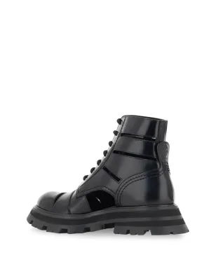Alexander McQueen Wander カットアウト コンバットブーツ - サムネイル3