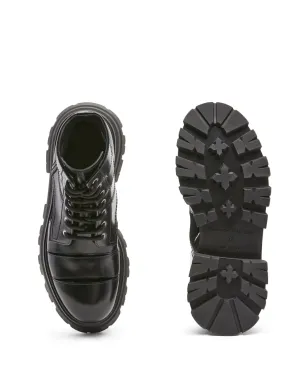 Alexander McQueen Wander カットアウト コンバットブーツ - サムネイル4