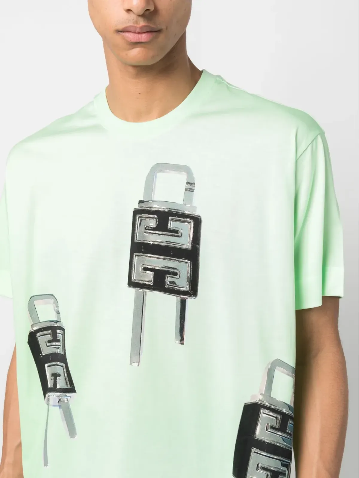 Givenchy イラストプリント綿Tシャツ - 画像5