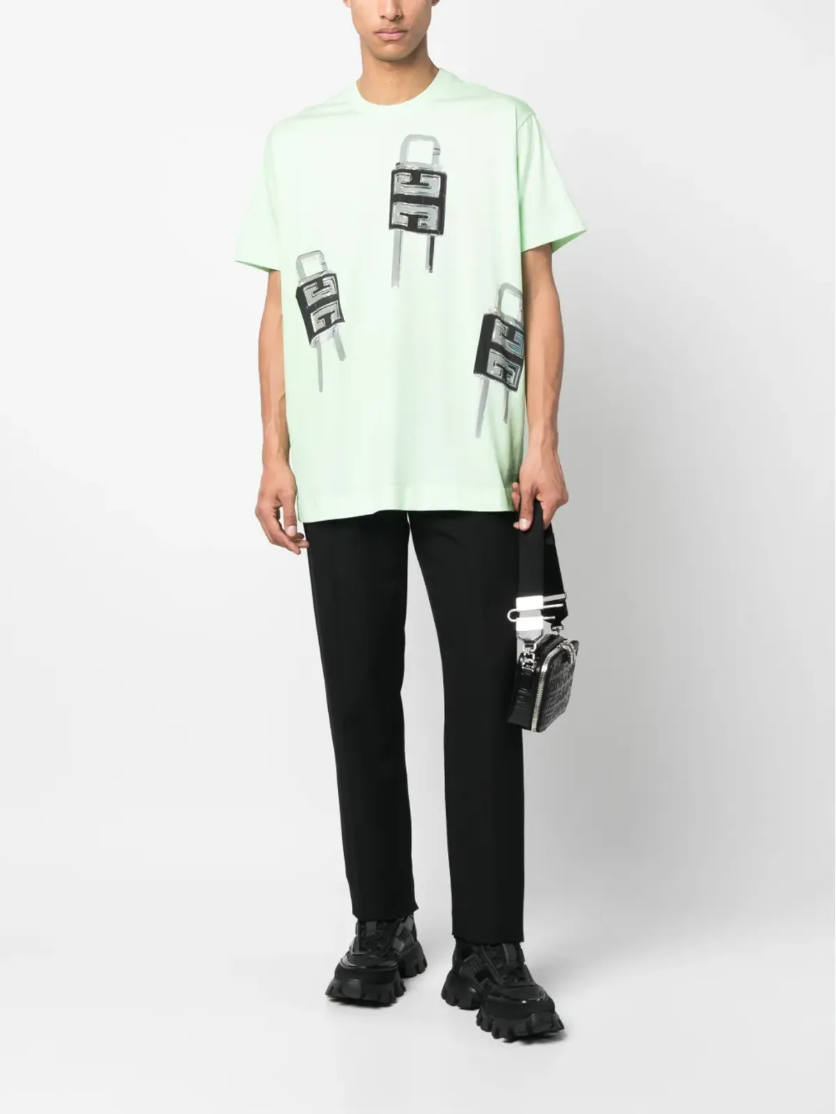 Givenchy イラストプリント綿Tシャツ - 画像2