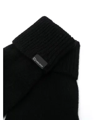 Woolrich ロゴパッチ カシミヤ手袋 - サムネイル2