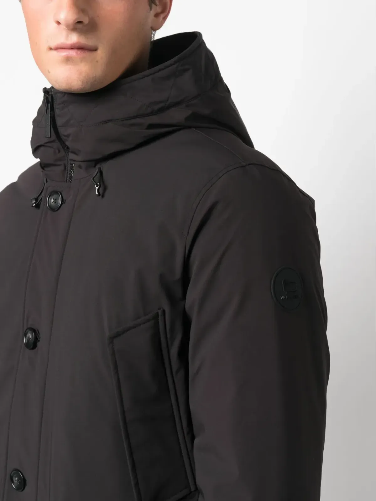 Woolrich アークティック フーデッド パーカ - ブラック - 画像5