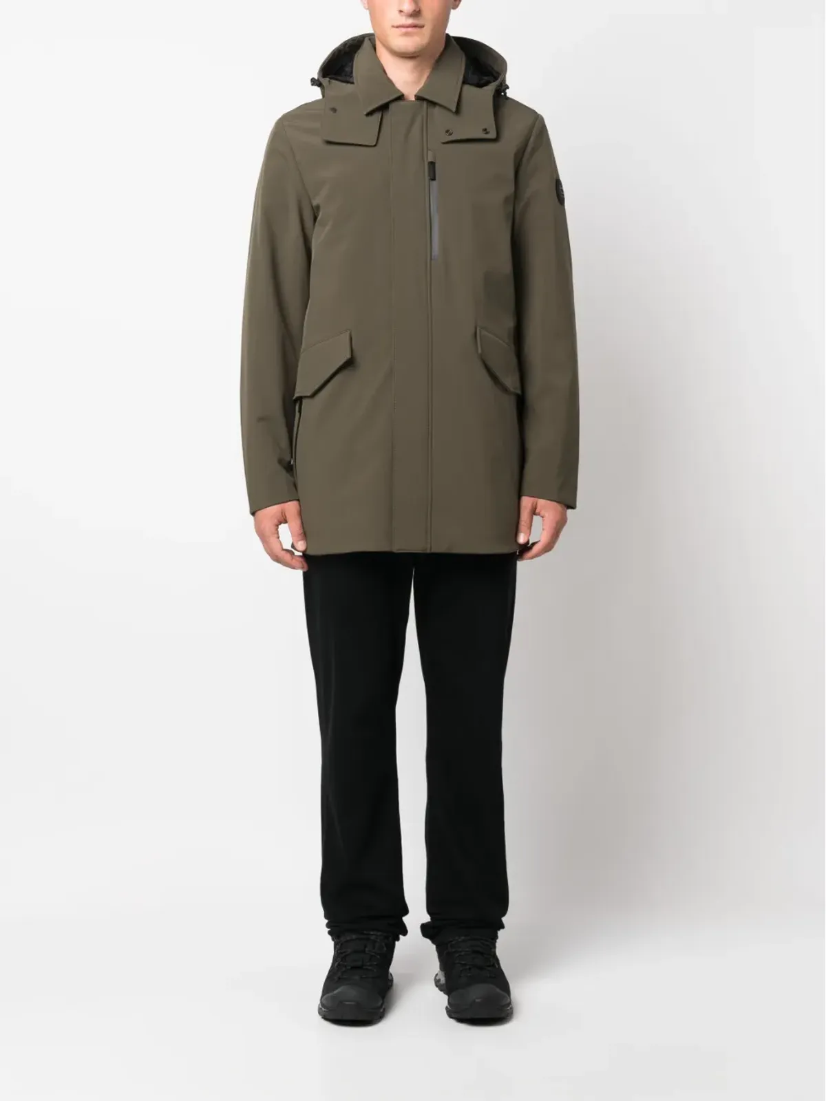 Woolrich Barrow Mac パーカコート - 画像2
