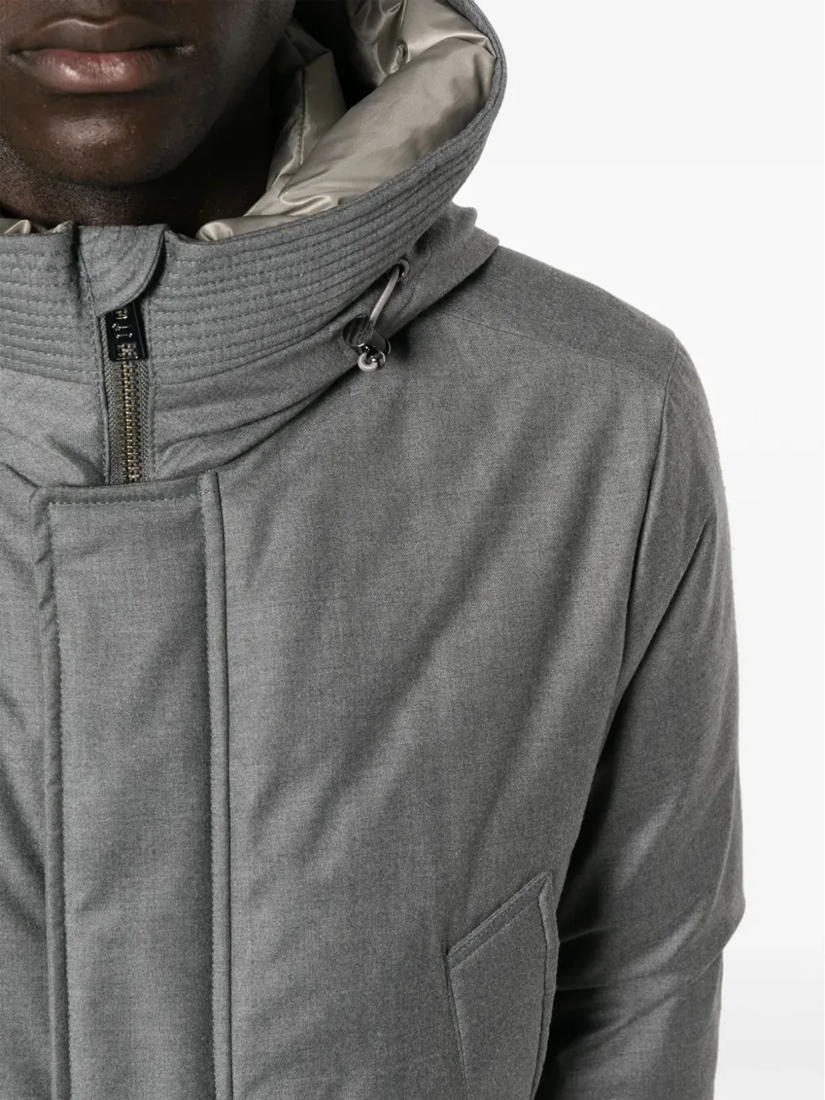 Woolrich フード付きハイネックパーカ - 画像5