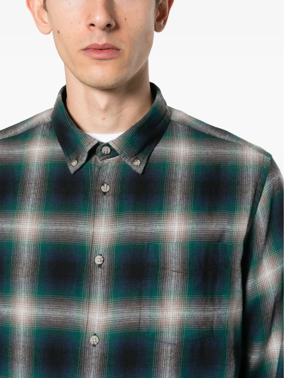 Woolrich マドラス チェック柄フランネルシャツ - 画像5