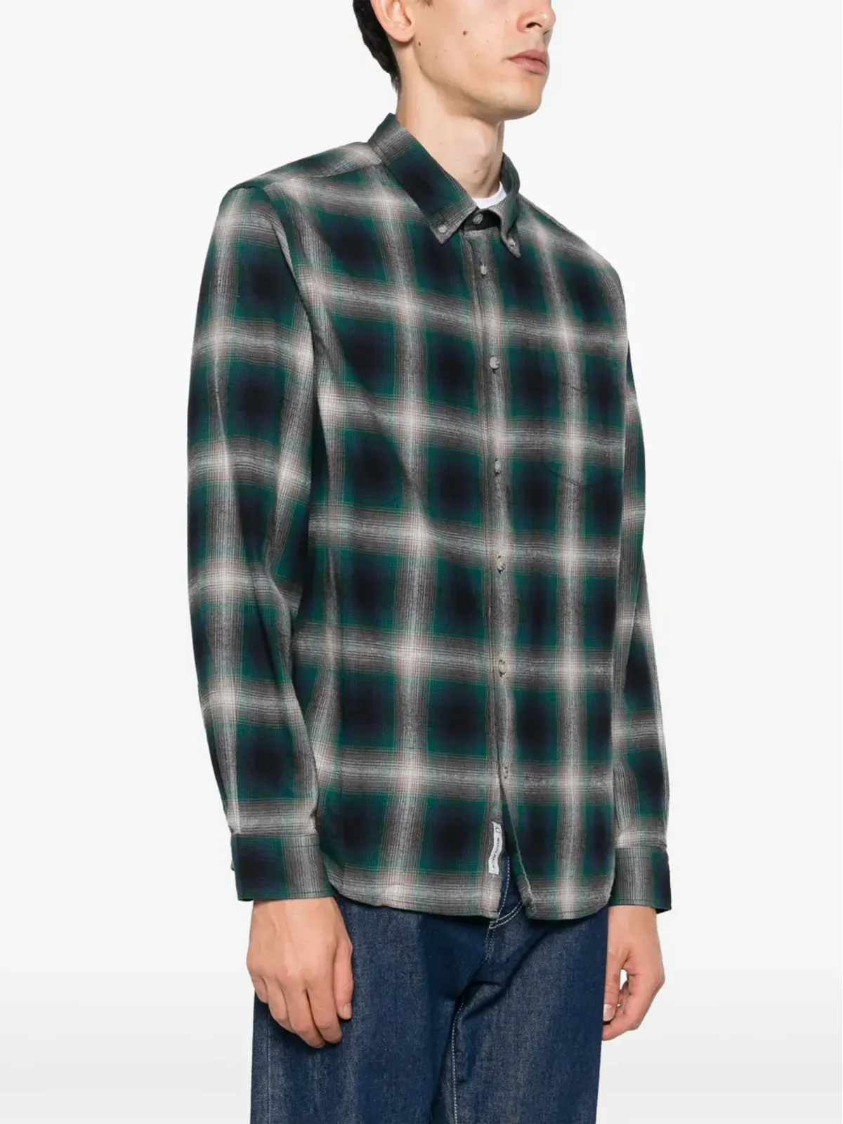 Woolrich マドラス チェック柄フランネルシャツ - 画像3