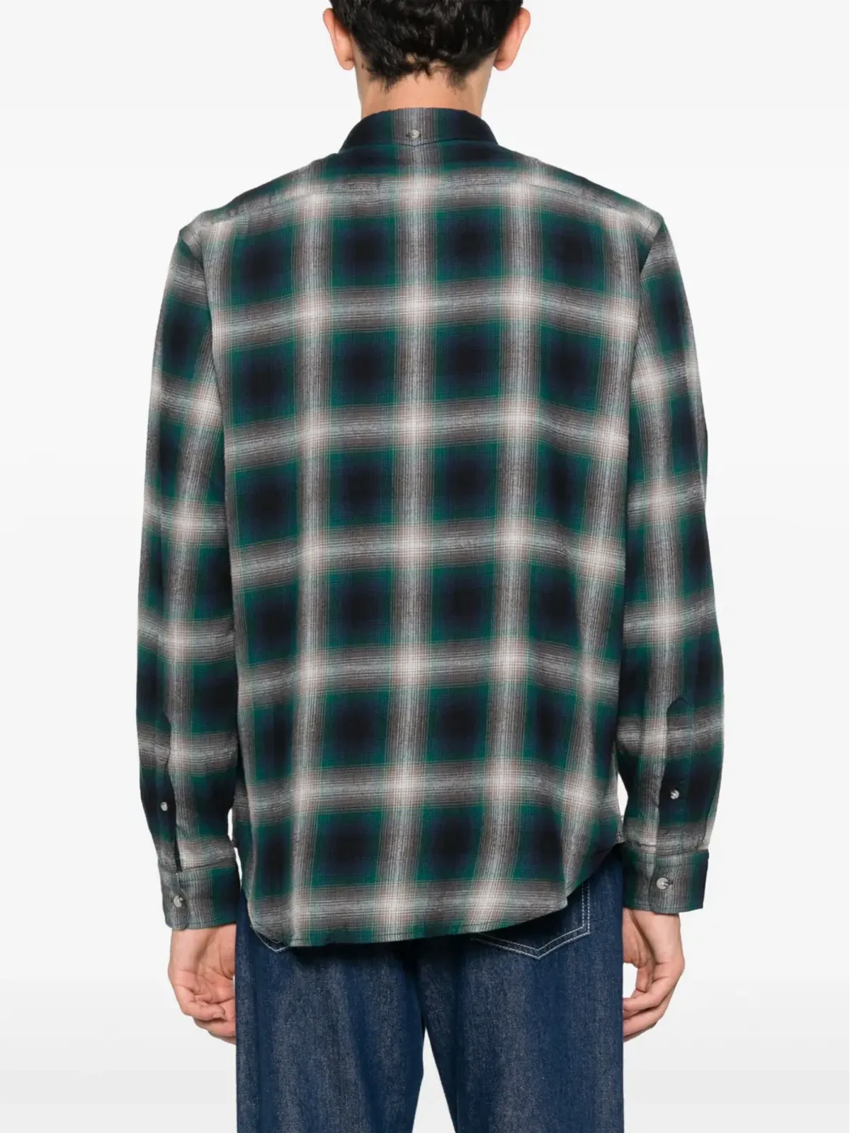 Woolrich マドラス チェック柄フランネルシャツ - 画像4
