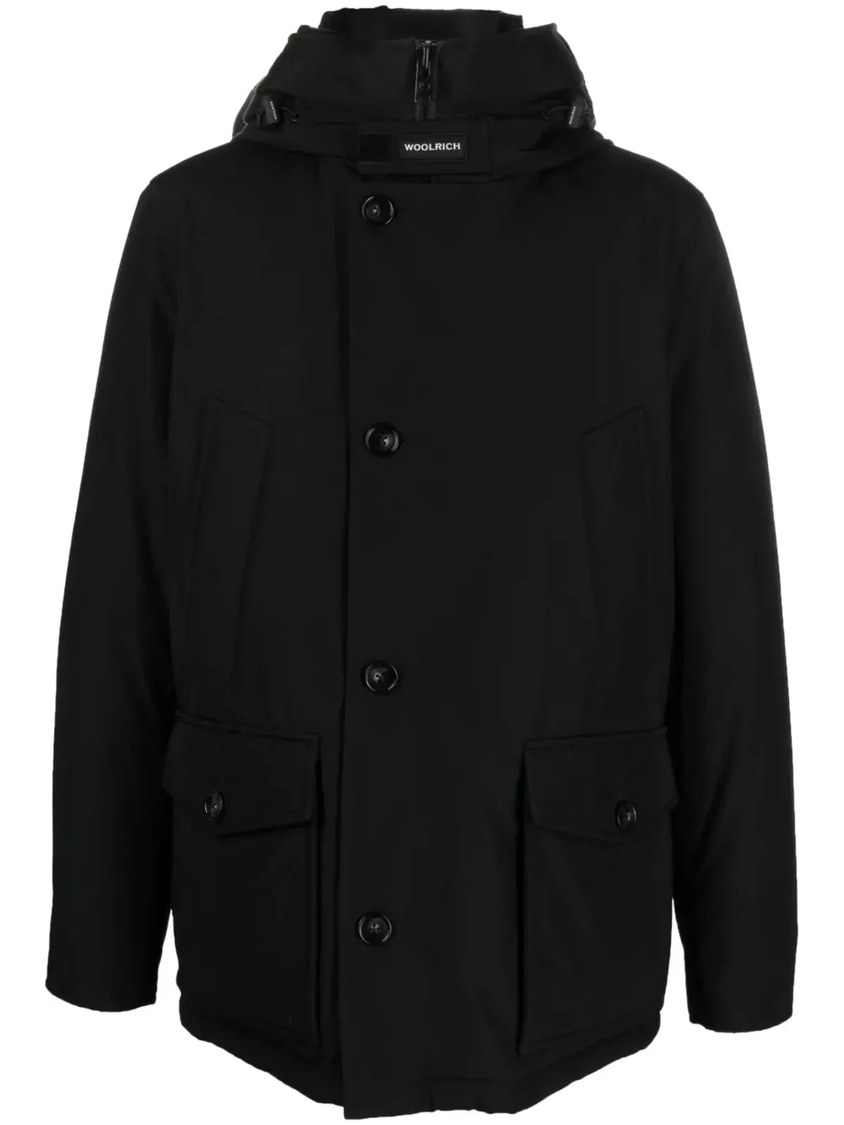 Woolrich アークティック ボタンアップ フード付き ダウンジャケット - 画像1