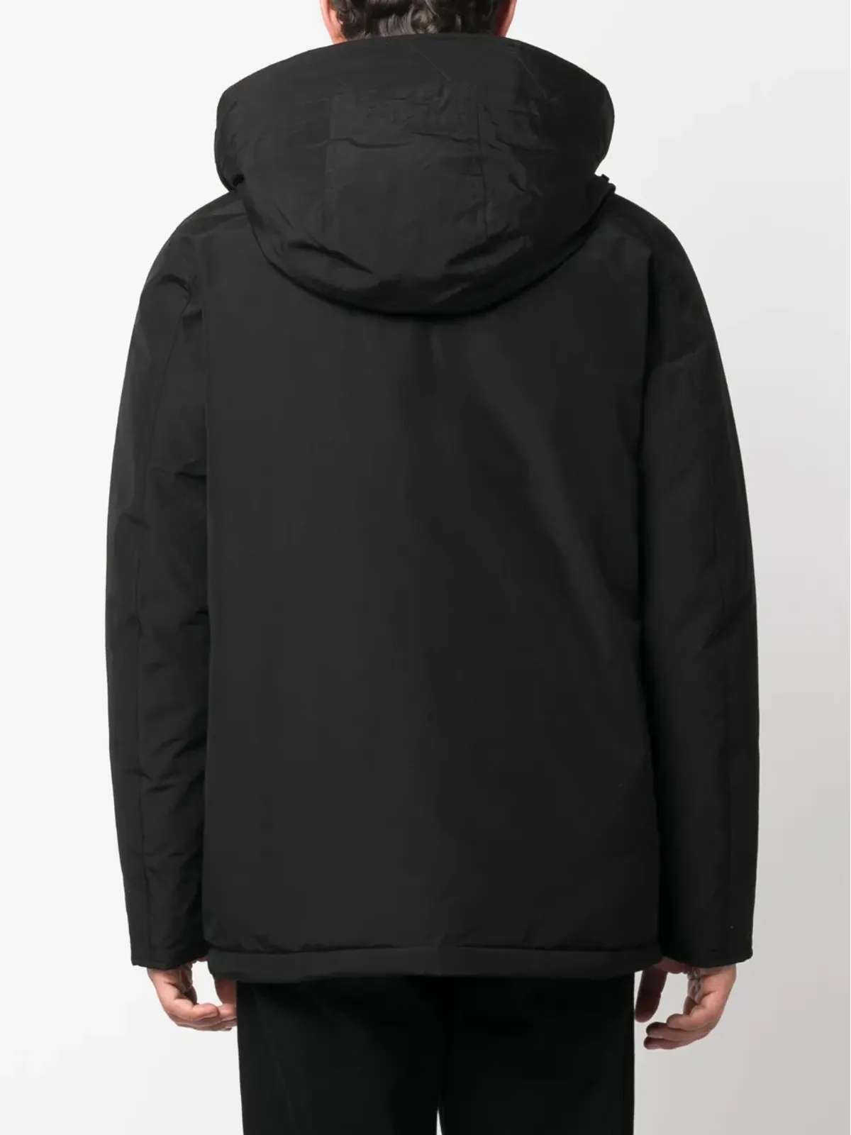 Woolrich アークティック ボタンアップ フード付き ダウンジャケット - 画像4