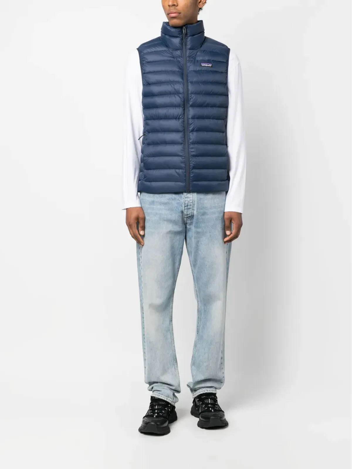 Patagonia ロゴパッチ フェザー・ダウン ジレ - 画像2