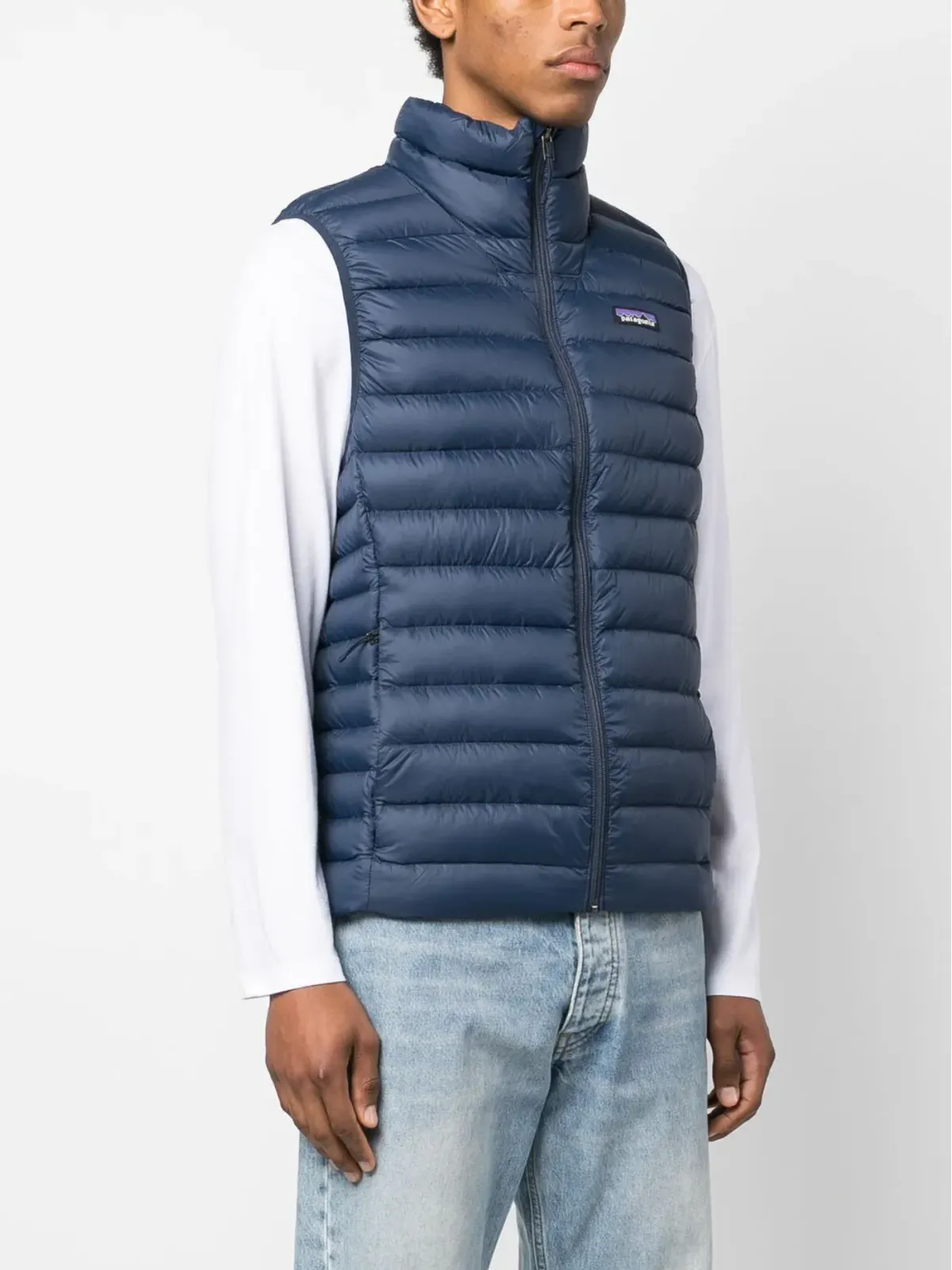Patagonia ロゴパッチ フェザー・ダウン ジレ - 画像3
