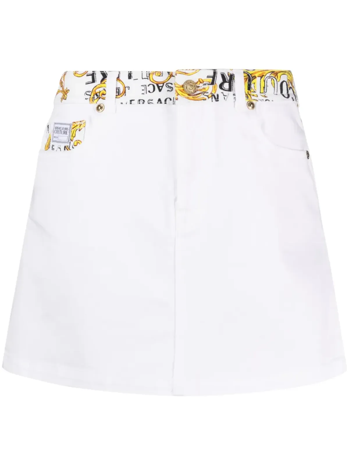 Versace Jeans Couture ロゴ クチュール ミニスカート - 画像1