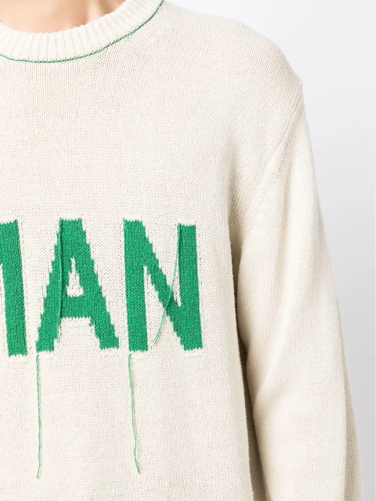 Junya Watanabe MAN ジャカードロゴ入りニットスウェット - 画像5