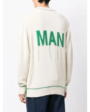 Junya Watanabe MAN ジャカードロゴ入りニットスウェット - サムネイル4