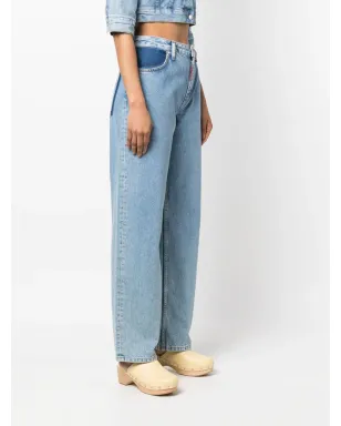 MOSCHINO JEANS ハイウエスト・ワイドレッグデニムジーンズ - サムネイル3