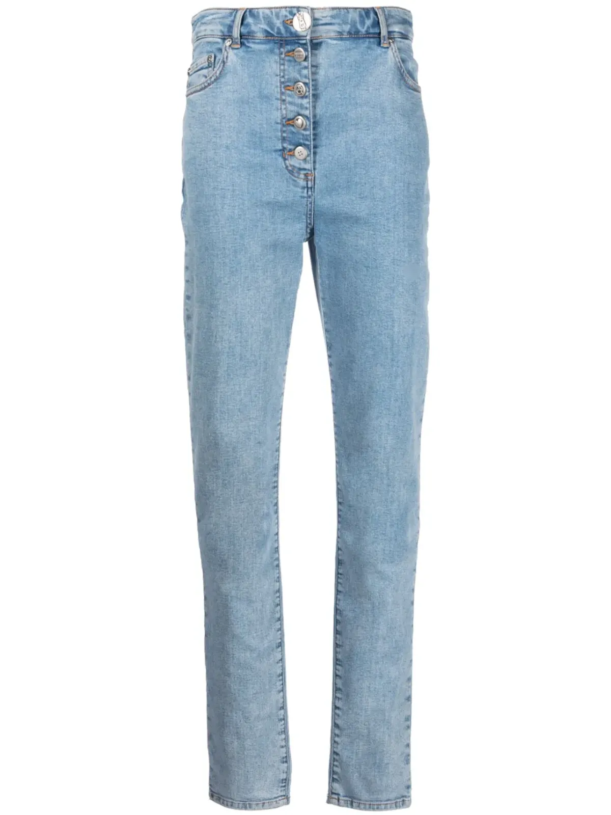MOSCHINO JEANS ハイライズ・スリムカットジーンズ - 画像1