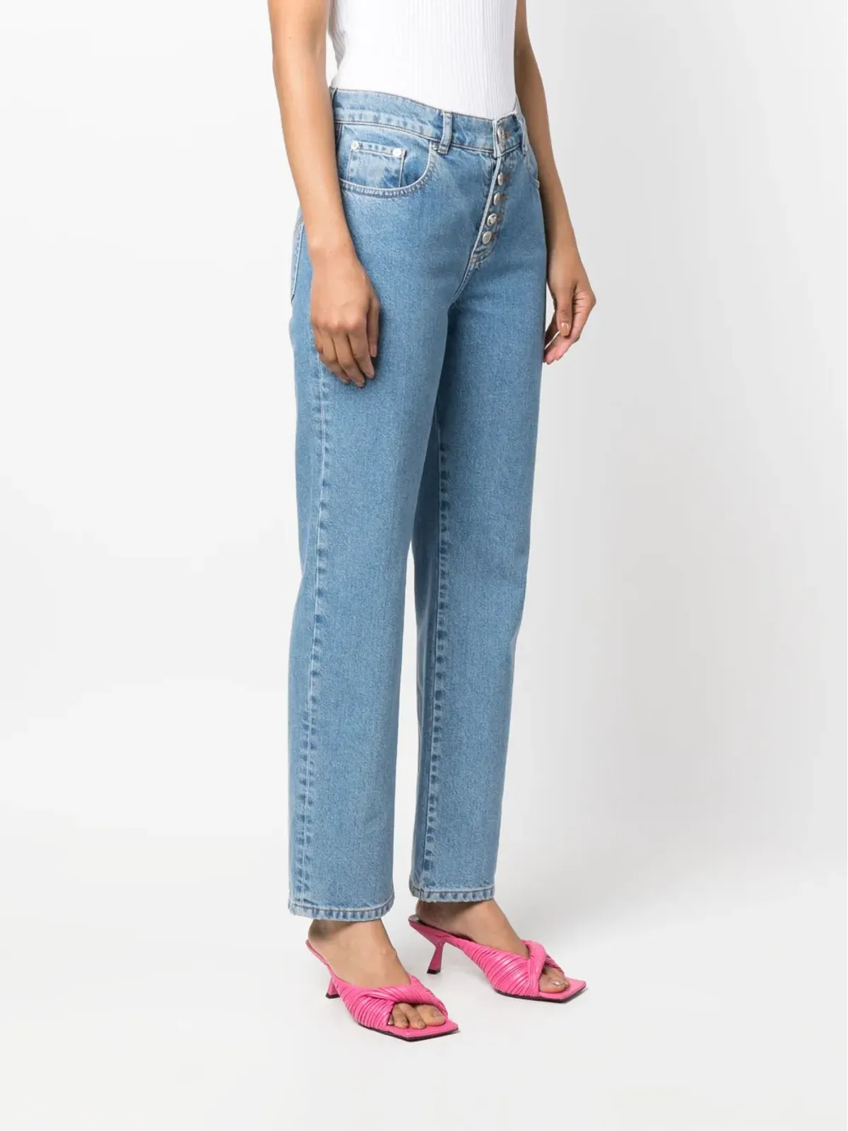 MOSCHINO JEANS ストレートレッグ デニムパンツ - 画像3
